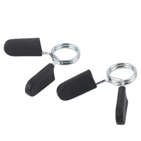 2 Pcs Standard 25mm Barbell Dumbbell Lock Clamp Spring Collar Clip Yoga Training