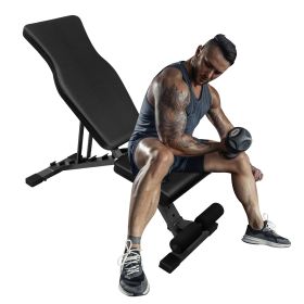 Weight Bench for Full Body Workout, Adjustable Strength Training Sit-up Chair, Multi-Purpose Foldable incline/decline Bench