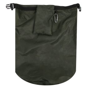 PVC Outdoor Foldable Waterproof Barrel Dry Bag Storage Carrying Bags Camping Hiking BeachMilitary Green