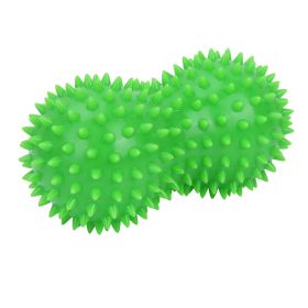 PVC Peanut Spiky Massage Ball Back Foot Massager Ball Fitness Muscle Massaging (green)