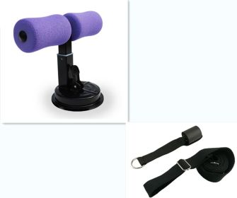 Sit Up Bar Trainer (Option: Purple with black tension band)