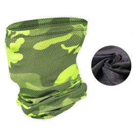 Sports headgear ice silk (Color: Green)