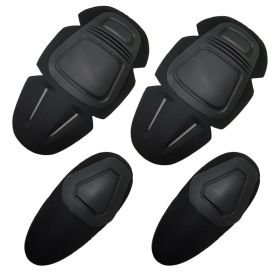 Elbows and Knees Gear Pads (Option: Black C)