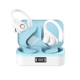 Ear-Hook Noise-Cancelling Wireless Earbuds Game Headset (Color: White, Type: Style A)