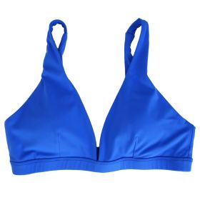 1Pc/3Pcs Women Deep V-Neck Sports Bras U-Shaped Back Sport Bras Padded Strappy Crop Open Back Low Impact Bras Sexy Fitness Tank Tops with Removable Pa (Color: 1PcPink+1PcOrange+1PcBlue, size: M)